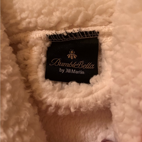 BumbleBella by Jill Martin The Lounger "I Do" Sherpa Hoodie Bride - Picture 4 of 9